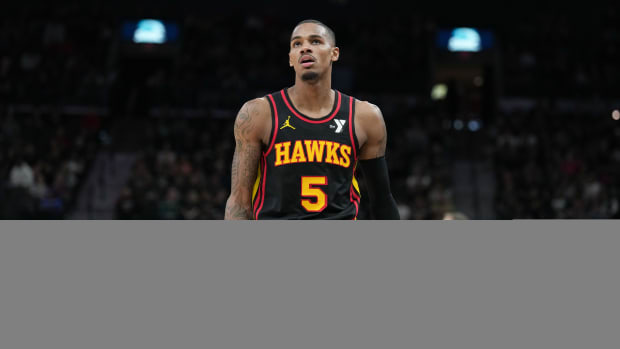 Atlanta Hawks guard Dejounte Murray was focus of the New York Knicks in a potential trade.